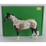 Beswick horse figure 'Appaloosa Stallion' (H1772), height 19.5cm, contained in original box