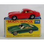 Matchbox Lesney, no. 75 'Ferrari Bernlinetta' (red), contained in original box