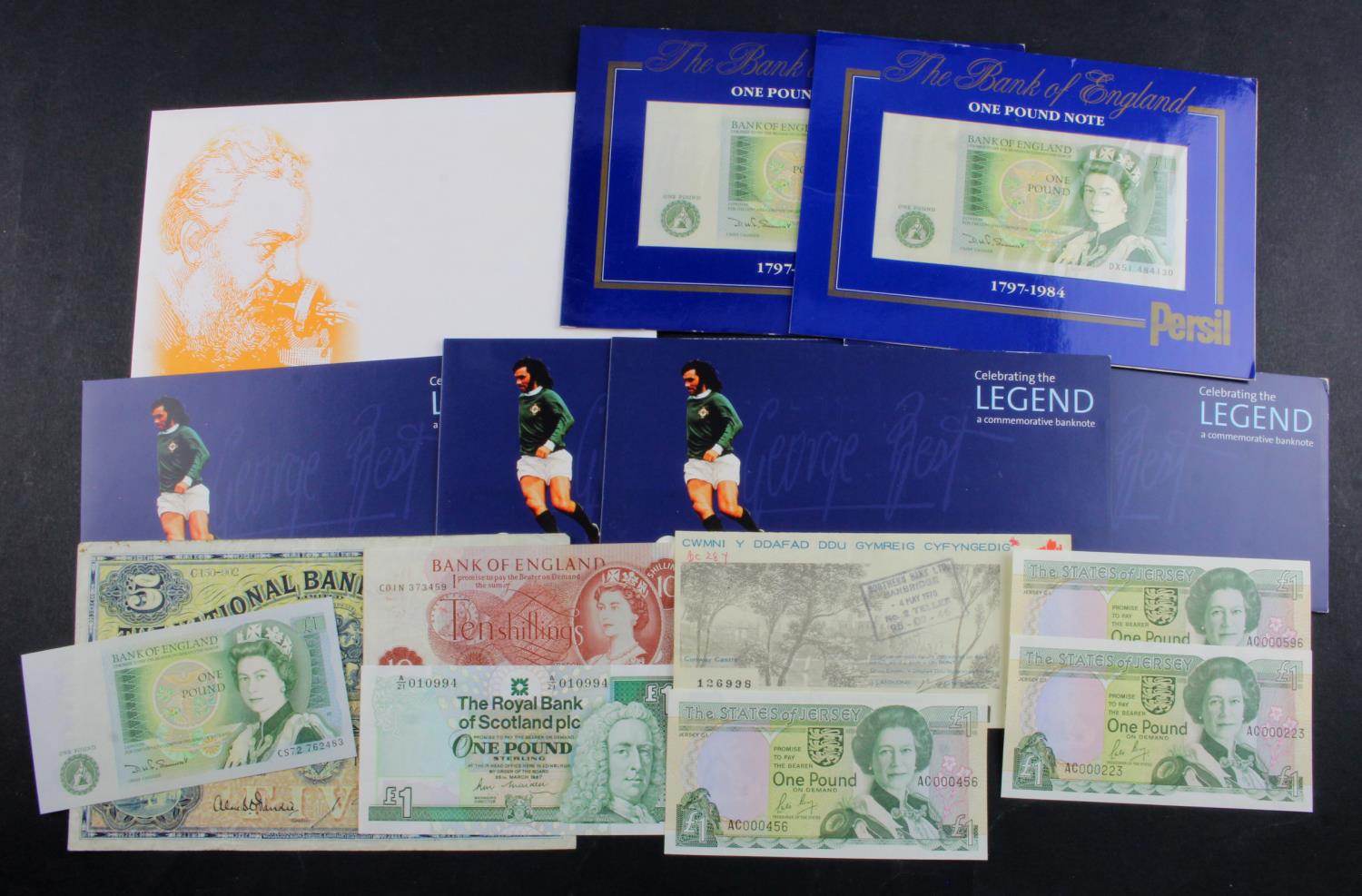 Great Britain (15), Northern Ireland Ulster Bank 5 Pounds (4) dated 25th November 2006, George