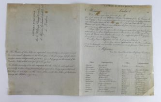 Sir Samuel Scott & Co. Lettre d'Indication circa 1840's, according to the Ilkka Makitie Catalogue of