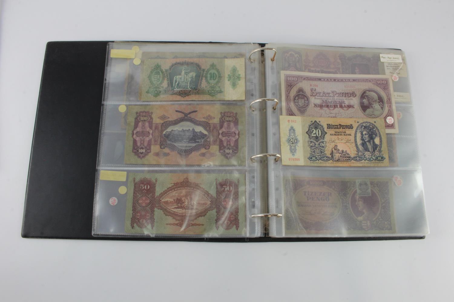 Hungary (52), collection in album, issues from 1840's to 1990's, including a group of B-Pengo - Image 10 of 31