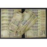 India 500 Rupees (100) dated 2000 - 2015 (Pick93, Pick99 and Pick106) mixed grades