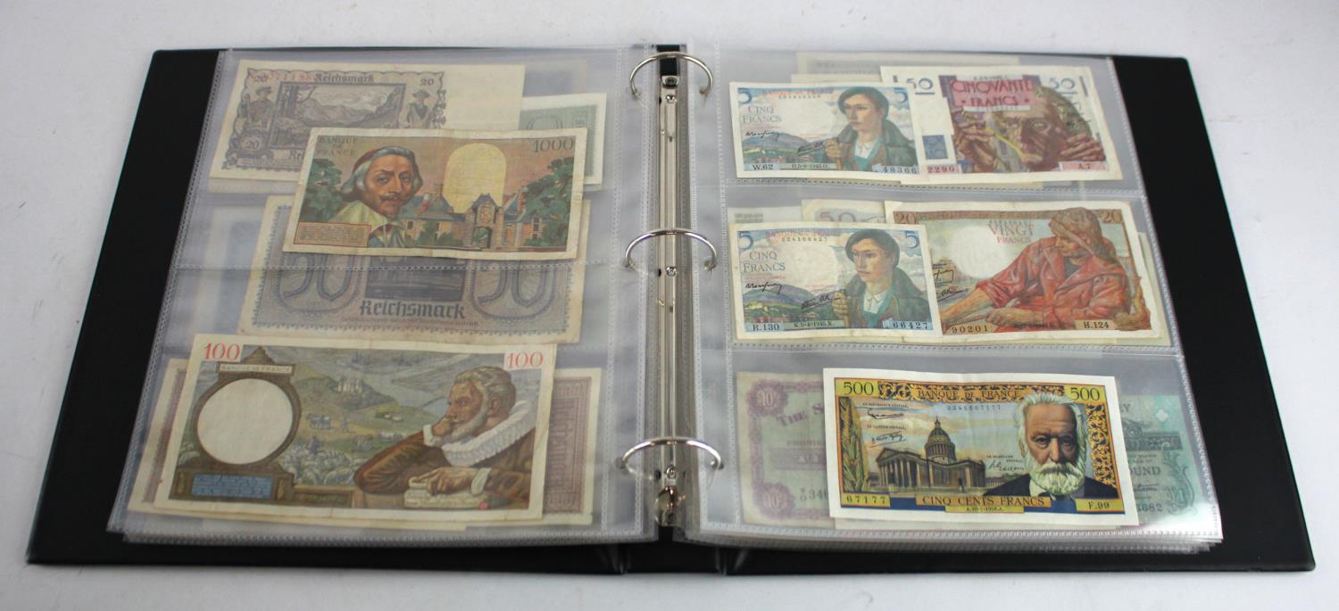 World in album (64), Scotland (15) a good range of 1 Pound notes from various banks, no duplication, - Image 8 of 19