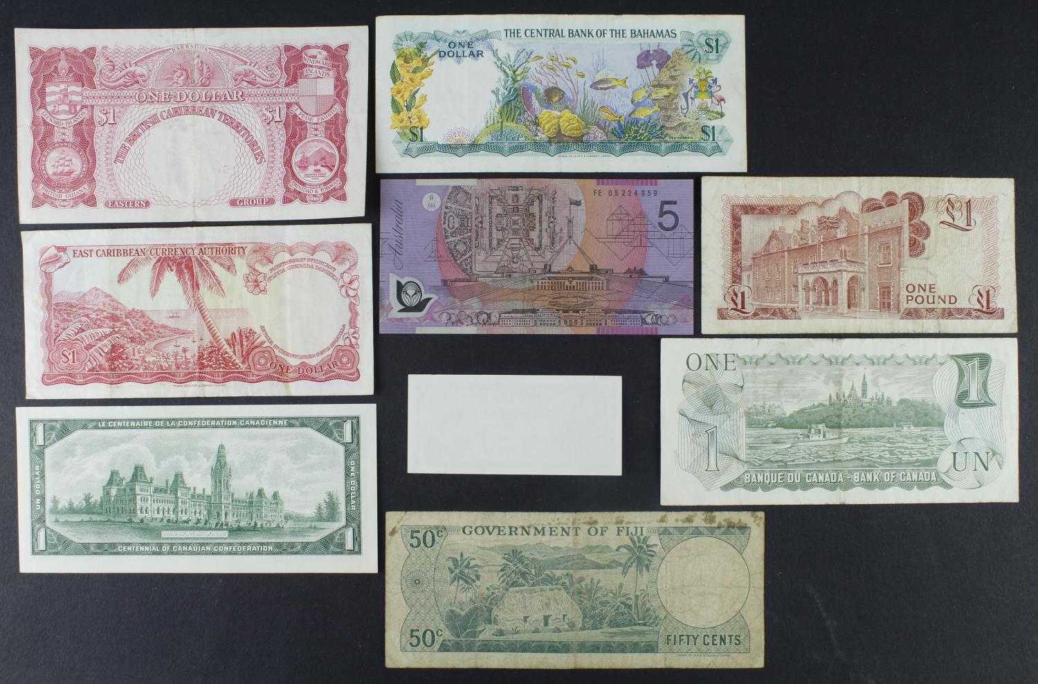 British Commonwealth (9), a collection of Queen Elizabeth II portrait notes, British Caribbean - Image 2 of 2