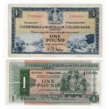 Scotland, Clydesdale & North of Scotland Bank (2), 1 Pound dated 1st November 1960, signed R.D.