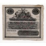 Scotland, National Bank of Scotland 1 Pound dated 15th May 1832, serial E27/458, handsigned by