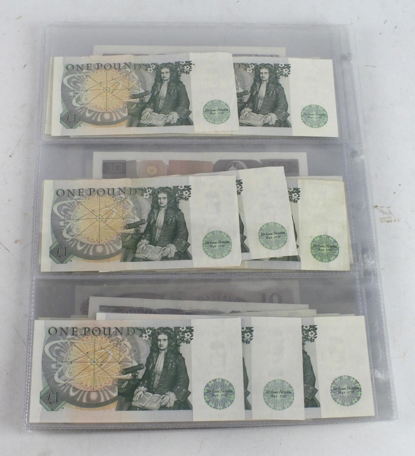 Bank of England & Treasury (54), Warren Fisher 1 Pound x 2, a range of Bank of England notes with - Image 13 of 13