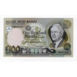 Northern Ireland, Allied Irish Banks 100 Pounds dated 1st December 1988, signed G.B. Scanlan, serial