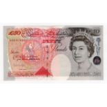 Kentfield 50 Pounds (B378) issued 1994, rare EXPERIMENTAL note 'A99' prefix, serial A99 619981 (