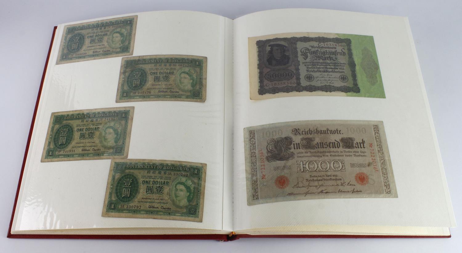 World in 2 albums (178), including Bank of England, Egypt, Hong Kong, China, Russia, Germany, - Image 8 of 8