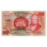 Scotland, Bank of Scotland 100 Pounds dated 11th October 1978, signed Lord Clydesmuir and A.M.