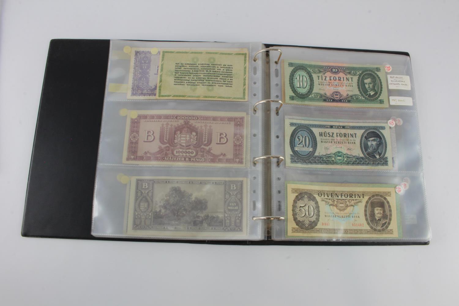 Hungary (52), collection in album, issues from 1840's to 1990's, including a group of B-Pengo - Image 21 of 31