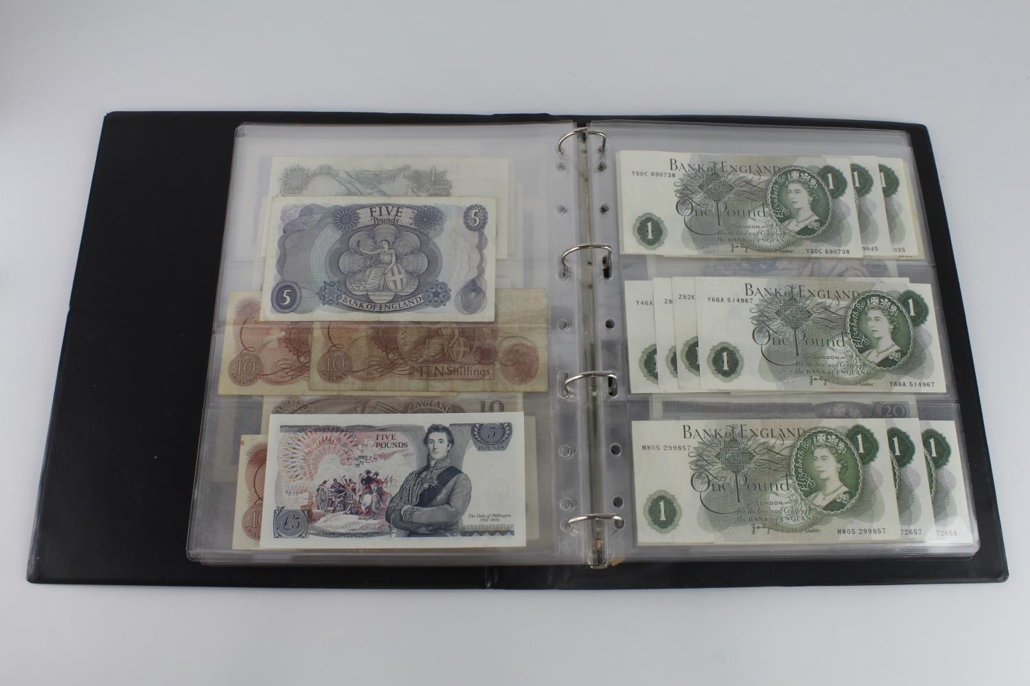Bank of England & Treasury in Hendon album (82), Bradbury 1 Pound, Warren Fisher 1 Pound, Peppiatt 1 - Image 15 of 23