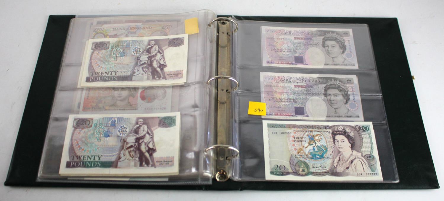 Bank of England & Treasury (57), a collection in album with a good range of FIRST RUN notes, some - Image 21 of 24