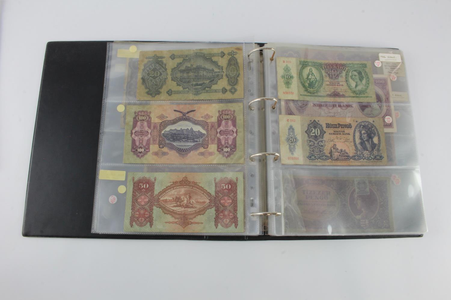 Hungary (52), collection in album, issues from 1840's to 1990's, including a group of B-Pengo - Image 9 of 31