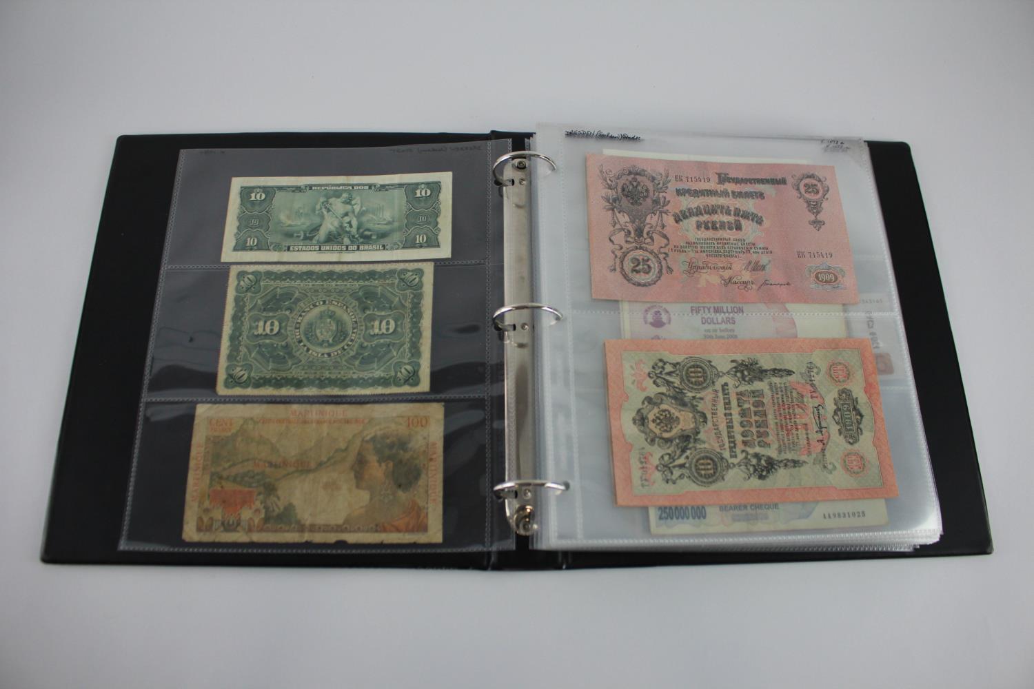 World in album (129), including Martinique, Cuba, Russia, Iran, Algeria, Suriname, India, Sierra - Image 3 of 44