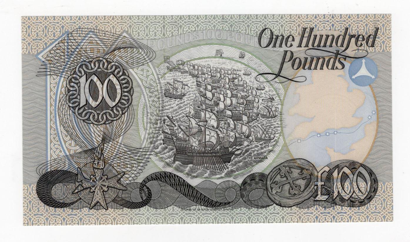 Northern Ireland, Allied Irish Banks 100 Pounds dated 1st December 1988, signed G.B. Scanlan, serial - Image 2 of 2