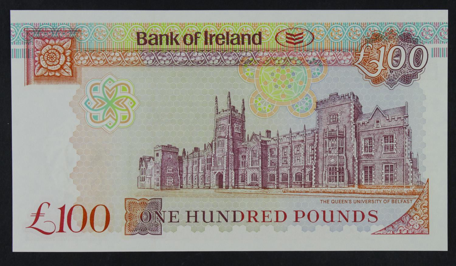 Northern Ireland, Bank of Ireland 100 Pounds dated 1st March 2005, signed David McGowan, serial - Image 2 of 2