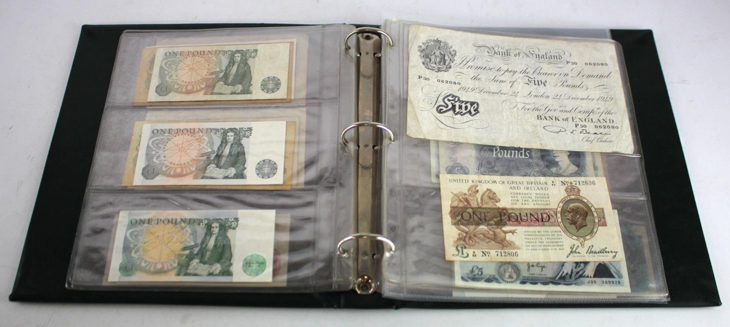 Bank of England & Treasury (57), a collection in album with a good range of FIRST RUN notes, some - Image 8 of 24