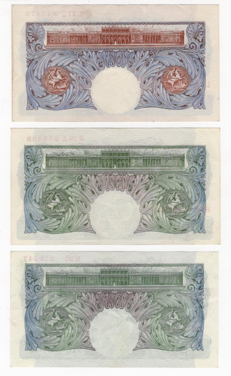 Catterns & Peppiatt 1 Pounds (3), Catterns 1 Pound (B225) issued 1930, serial N25 050947 (B225, - Image 2 of 2