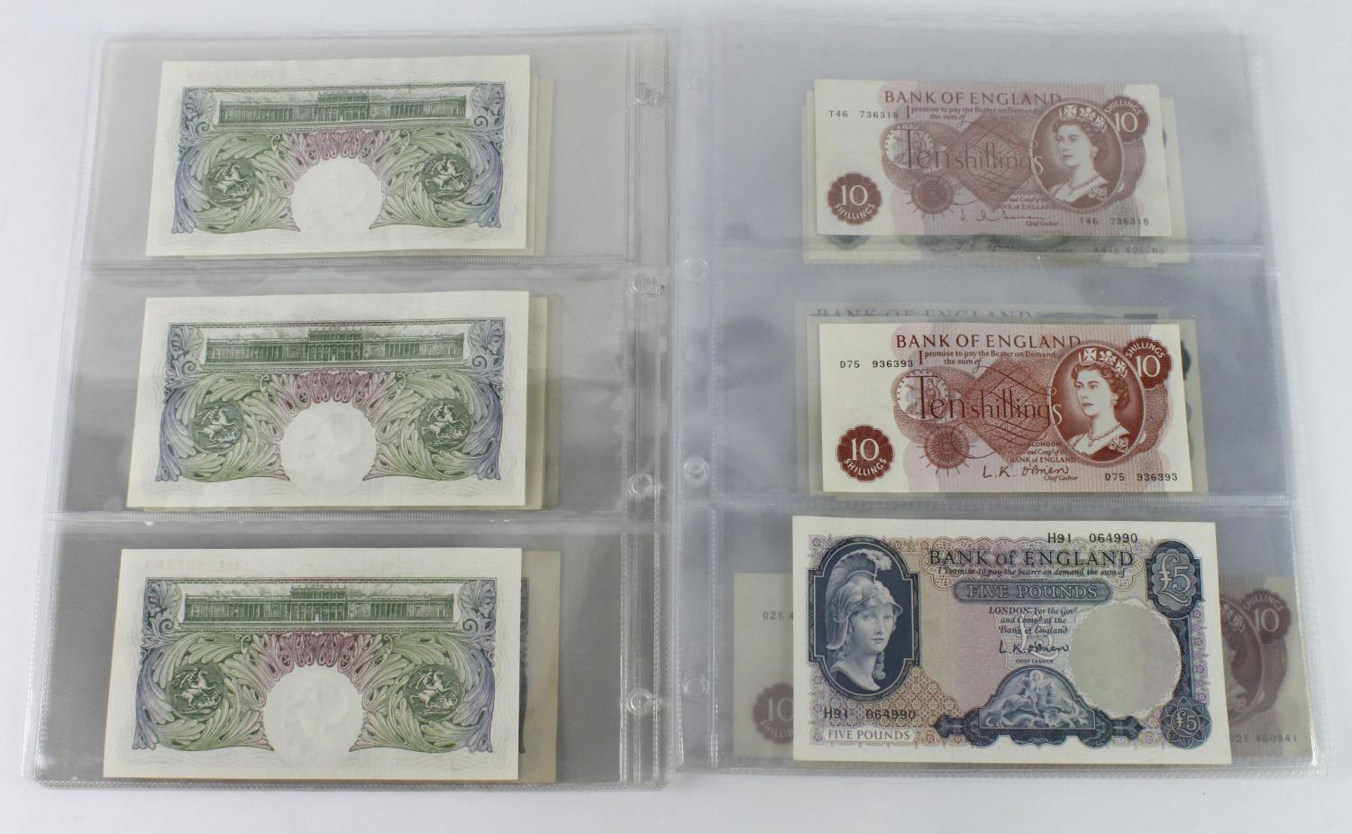 Bank of England (25), a high grade group, Peppiatt 10 Shillings and 1 Pound range including pre - Image 5 of 11