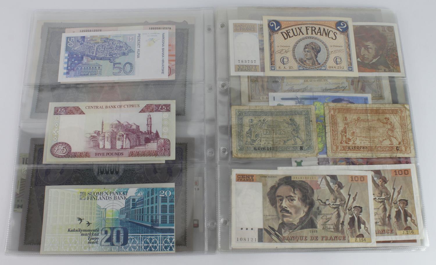World, Europe (56), in album sleeves including Albania 100 Franga, Belgium 500 Francs, Malta 5 Liri, - Image 5 of 16