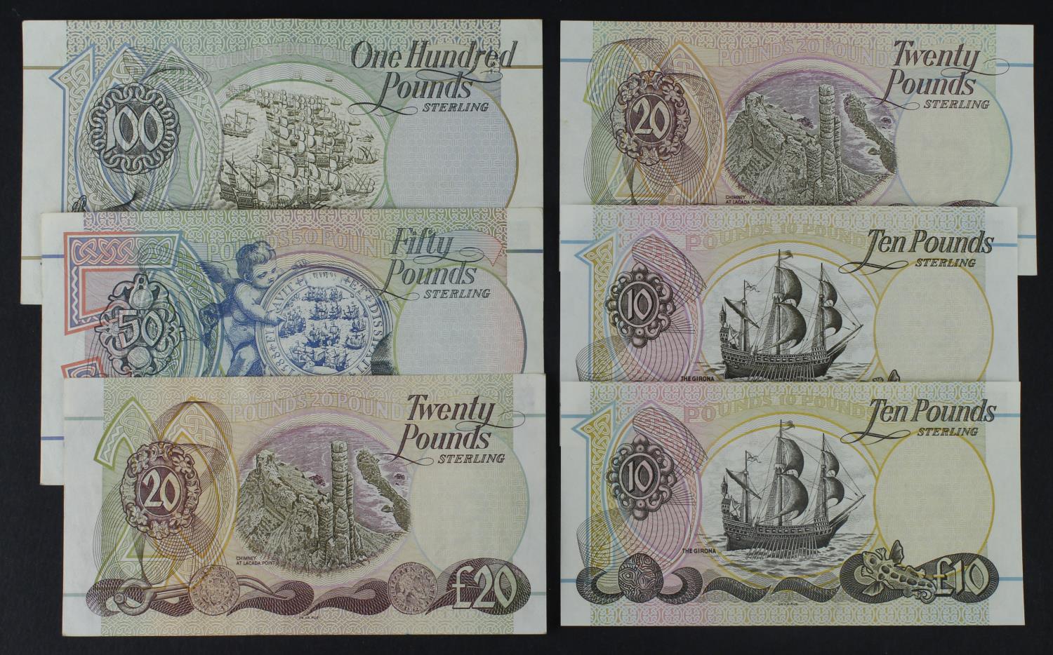 Northern Ireland, First Trust Bank (6), 100 Pounds, 50 Pounds and 10 Pounds dated 1st January - Image 2 of 2