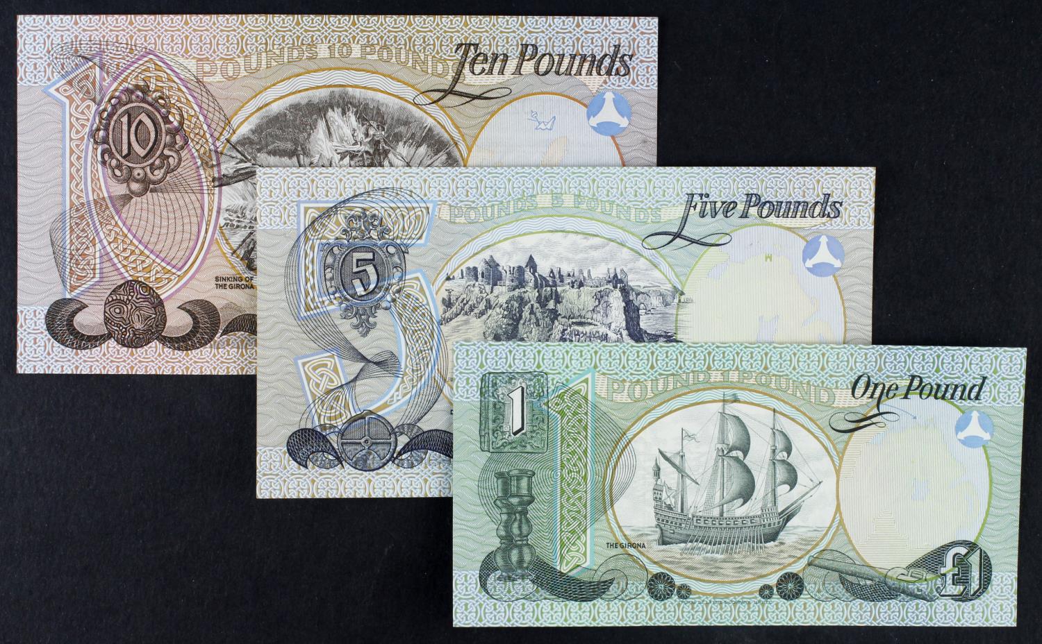 Northern Ireland, Allied Irish Banks Limited (3), 10 Pounds dated 1st January 1984, 5 Pounds & 1 - Image 2 of 2
