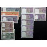 India (14), a group of earlier dates 1950's and 1960's, 100 Rupees issued 1960 first prefix 'AA', 20