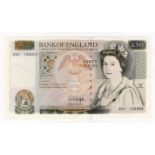 Kentfield 50 Pounds (B361) issued 1991, rare FIRST RUN 'E01' prefix, serial E01 122062 (B361,