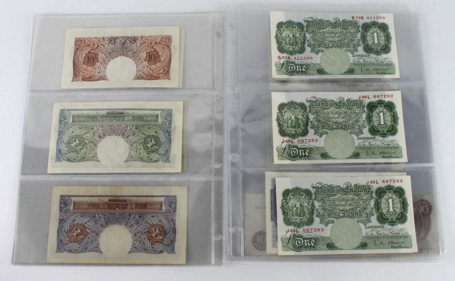 Bank of England (25), a high grade group, Peppiatt 10 Shillings and 1 Pound range including pre - Image 4 of 11