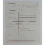 London & County Banking Company Limited SPECIMEN Letter of Credit handwritten date 30.10.1893,