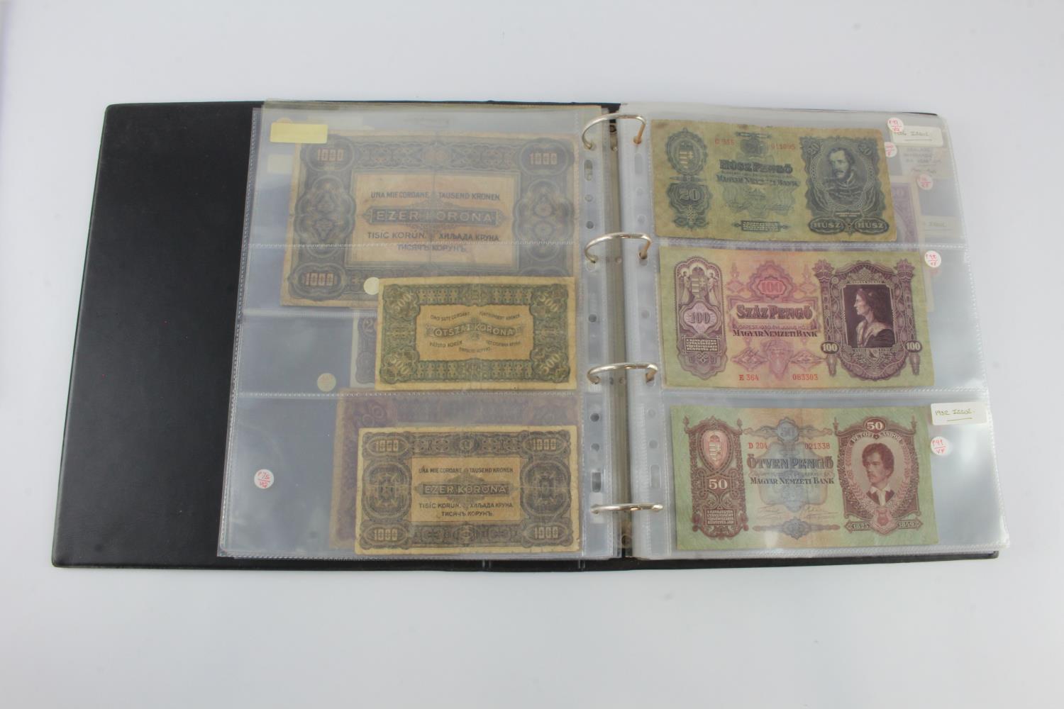 Hungary (52), collection in album, issues from 1840's to 1990's, including a group of B-Pengo - Image 8 of 31