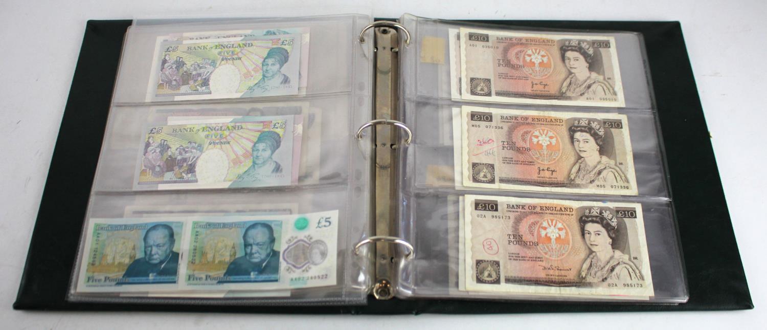 Bank of England & Treasury (57), a collection in album with a good range of FIRST RUN notes, some - Image 15 of 24