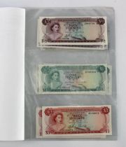 Bahamas (10), 3 Dollars & 50 Cents dated 1965 (BNB B116 & B118, Pick17a & 19a), 3 Dollars, 1