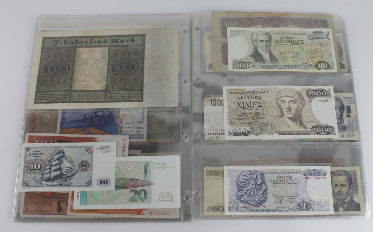 World, Europe (56), in album sleeves including Albania 100 Franga, Belgium 500 Francs, Malta 5 Liri, - Image 9 of 16