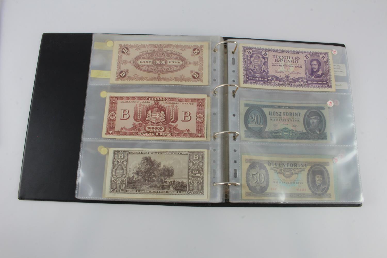 Hungary (52), collection in album, issues from 1840's to 1990's, including a group of B-Pengo - Image 19 of 31