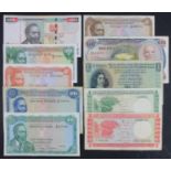 Africa (10), Malawi 10 Kwacha 1988, South Africa 1 Pound 1948, Sierra Leone 1 Leone and 2 Leones