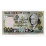 Northern Ireland, Allied Irish Banks Limited 100 Pounds dated 1st January 1982, signed O'Keeffe,