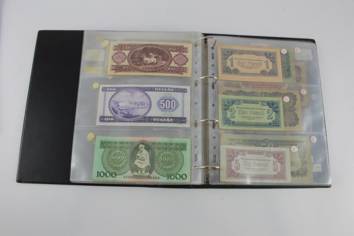 Hungary (52), collection in album, issues from 1840's to 1990's, including a group of B-Pengo - Image 24 of 31