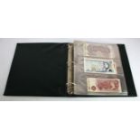 Bank of England & Treasury (57), a collection in album with a good range of FIRST RUN notes, some