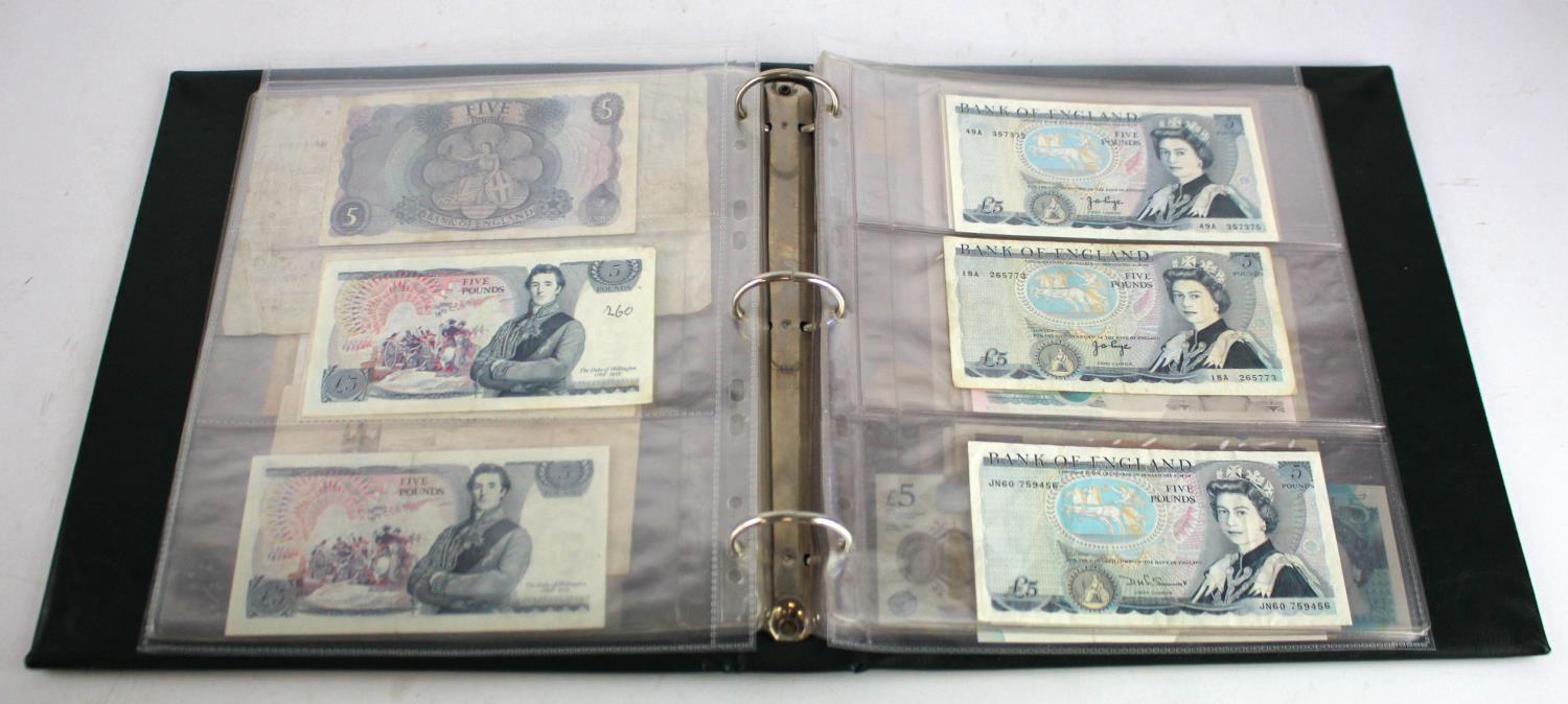 Bank of England & Treasury (57), a collection in album with a good range of FIRST RUN notes, some - Image 11 of 24