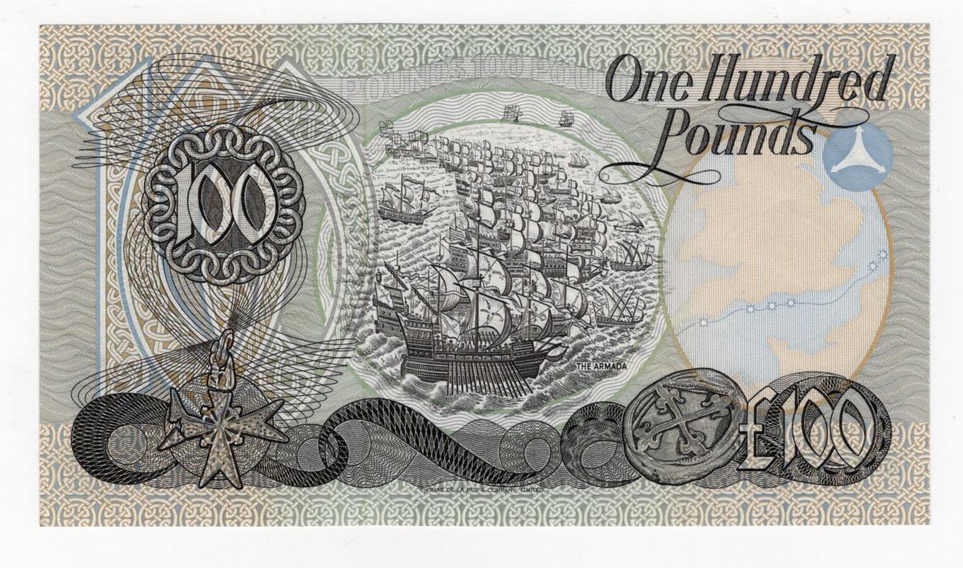 Northern Ireland, Allied Irish Banks Limited 100 Pounds dated 1st January 1982, signed O'Keeffe, - Image 2 of 2