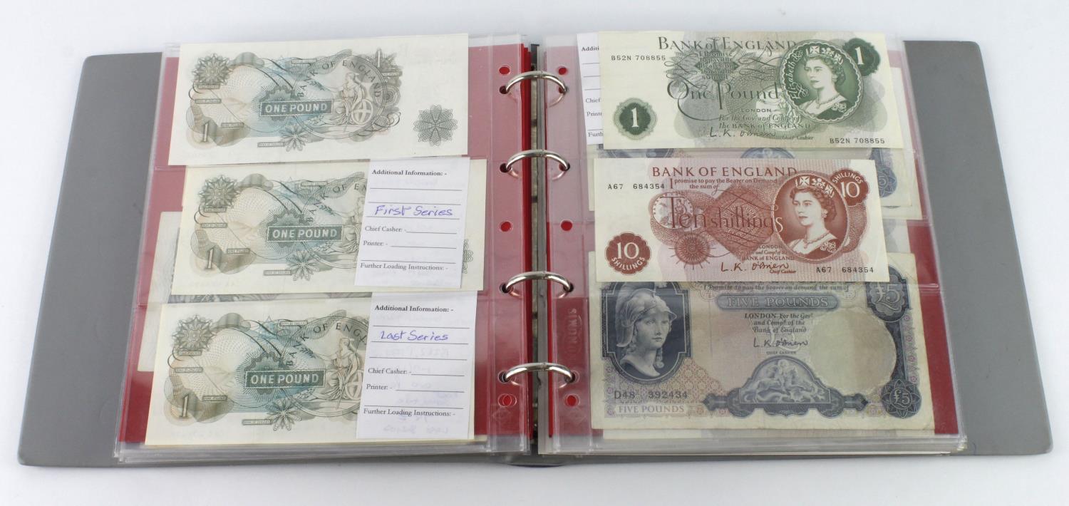 Bank of England & Treasury (61) plus a few cheques, collection in an album including Warren Fisher - Image 18 of 44