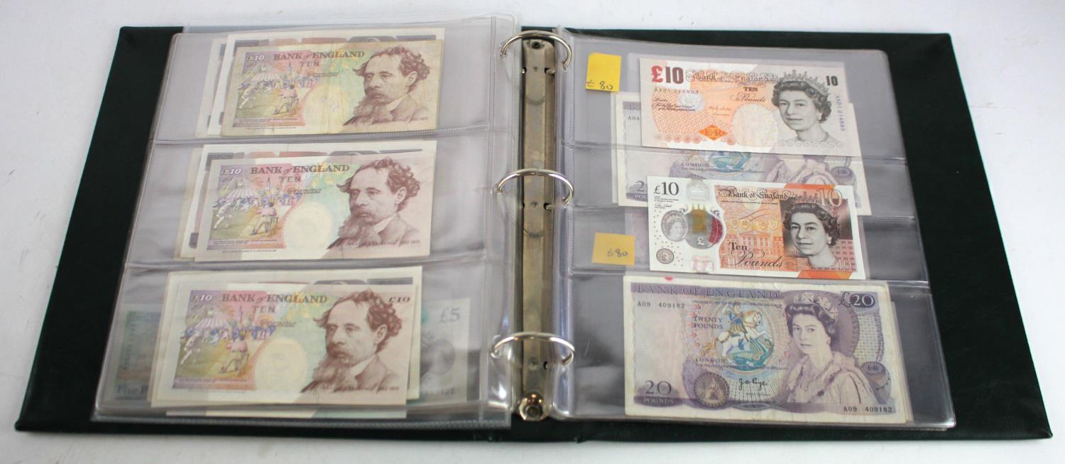 Bank of England & Treasury (57), a collection in album with a good range of FIRST RUN notes, some - Image 18 of 24