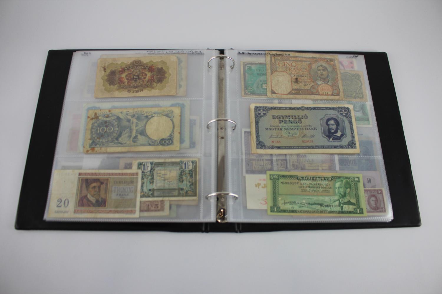 World in album (96), including Hong Kong, Netherland Indies, Libya, Qatar, Burma, Mozambique, USA, - Image 16 of 29