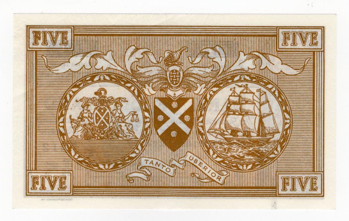 Scotland, Bank of Scotland 5 Pound dated 20th September 1961, signed Lord Bilsland & William Watson, - Image 2 of 2