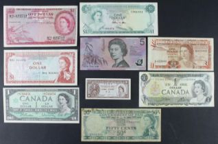 British Commonwealth (9), a collection of Queen Elizabeth II portrait notes, British Caribbean