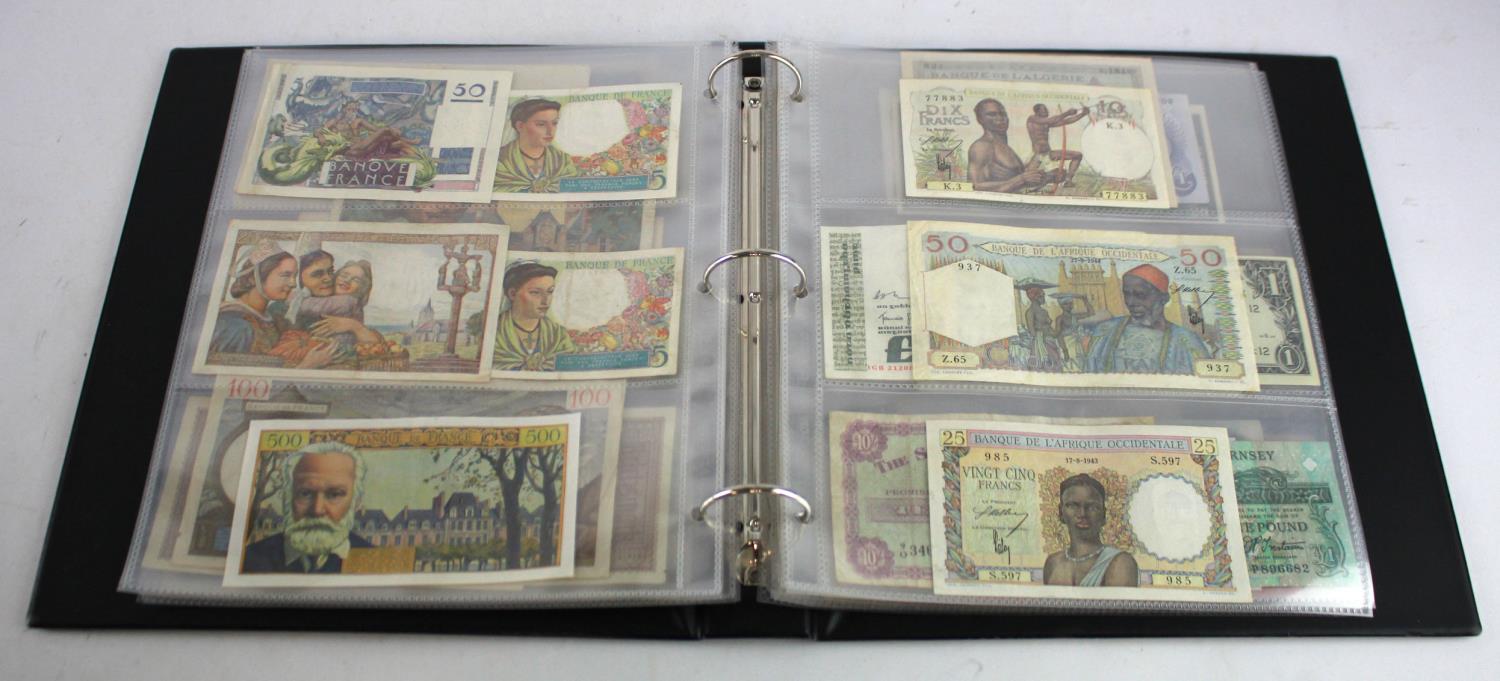 World in album (64), Scotland (15) a good range of 1 Pound notes from various banks, no duplication, - Image 9 of 19