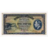 Bermuda 1 Pound dated 12th May 1937, signed Young & Trimingham, serial C/4 988185 (BNB B111b,